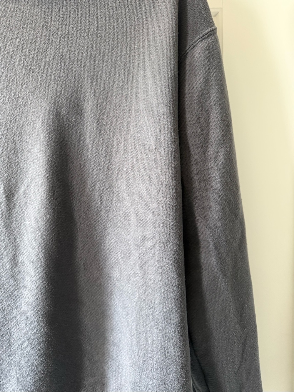Gap Men's Gray Textured Hoodie Pullover Sweatshirt - Picture 6 of 12